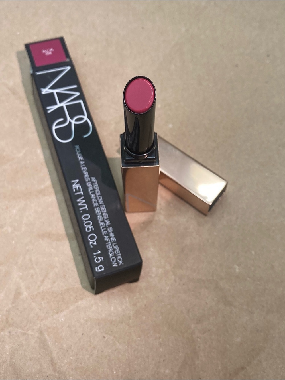 NARS afterglow sensual shine lipstick